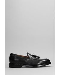 Green George - Loafers In Black Leather - Lyst