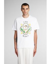 Casablancabrand - Organic Cotton-jersey T-shirt - Lyst