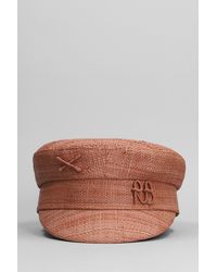Ruslan Baginskiy - Hats In Brown Wool And Polyamide - Lyst