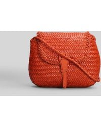 Dragon Diffusion - Borsa a spalla Miny City in Pelle Arancione - Lyst
