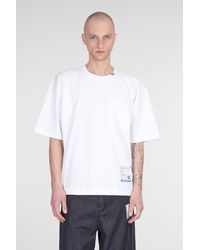 INSTRU(MEN-TAL) by MIHARA YASUHIRO - T-Shirt in Cotone Bianco - Lyst