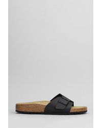 Birkenstock - Catalina Flats In Black Synthetic Leather - Lyst