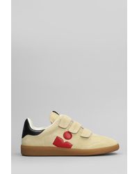 Isabel Marant - Sneakers Beth in Camoscio Beige - Lyst