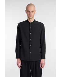 Attachment - Shirt In Black Polyester - Lyst