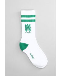 Amiri - Socks In White Cotton - Lyst