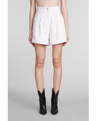 IRO - Canva Shorts In Beige Cotton - Lyst
