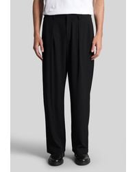 Attachment - Pants In Black Wool - Lyst
