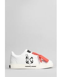 Off-White c/o Virgil Abloh - Sneakers New low vulcanized in Cotone Bianco - Lyst