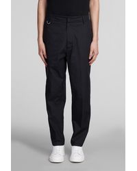 Low Brand - George Pants In Black Cotton - Lyst