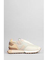 GHŌUD - Rush Groove Sneakers In Beige Suede And Fabric - Lyst
