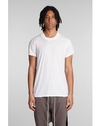 Rick Owens - Small Level T T-shirt In White Cotton - Lyst