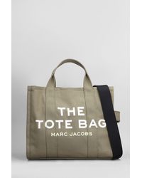 Marc Jacobs - The Medium Tote Tote In Green Cotton - Lyst