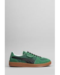 PUMA - Super Team Og Sneakers In Green Suede And Fabric - Lyst