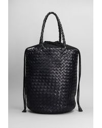Dragon Diffusion - Jacky Bucket Hand Bag In Black Leather - Lyst