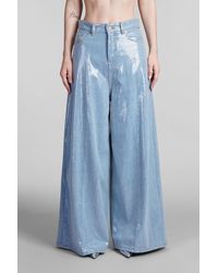 Haikure - Bethany Jeans In Cyan Cotton - Lyst