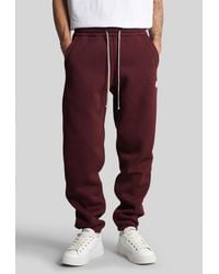 State of Order - Pants In Bordeaux Cotton - Lyst