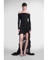 Blumarine - Abito donna in Poliammide Nera - Lyst