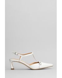 Chantal - Decollete in Pelle Bianca - Lyst
