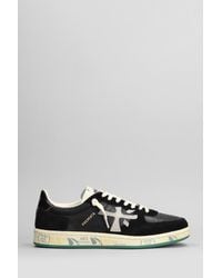 Premiata - Bskt Clay Sneakers In Black Suede And Leather - Lyst