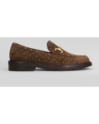 Mara Bini - Loafers In Brown Suede - Lyst