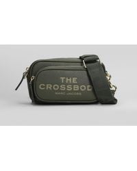 Marc Jacobs - Borsa a spalla The crossbody in Pelle Verde - Lyst