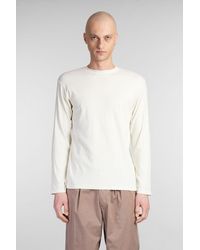 DANILO PAURA - T-Shirt Cassio in Cotone Beige - Lyst