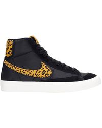 Nike Blazer Mid Mesh Black High Top Trainers Lyst