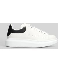 McQueen - Oversize Sneak Sneakers In White Leather - Lyst