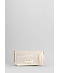 Marc Ellis - Shiny Small Bag Shoulder Bag In Gold Fabric - Lyst