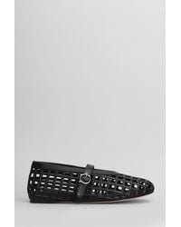3Juin - Ballerine Gwen 005 in Pelle Nera - Lyst