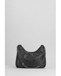 Stella McCartney - Falabella Shoulder Bag In Black Polyester - Lyst