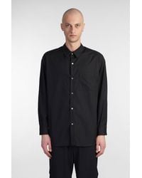 Attachment - Camicia in Cotone Nero - Lyst