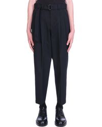 Attachment Pants In Black Wool