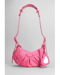 Balenciaga - Borsa a spalla Le cagole sho xs in Pelle Rosa - Lyst
