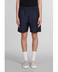 Grifoni - Shorts in Cotone Blu - Lyst