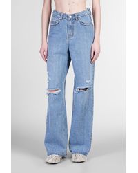 Séfr - Jeans in Cotone Blu - Lyst