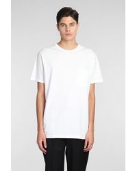 Barena - New Jersey T-shirt In White Cotton - Lyst
