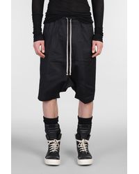Rick Owens - Pantalone Rick s pods in Cotone Nero - Lyst