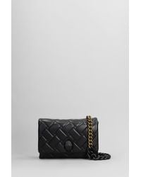 Kurt Geiger - Borsa a spalla Mini Kensington Kurt in Pelle Nera - Lyst