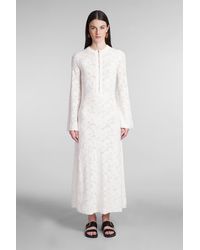 Chloé - Dress In White Wool - Lyst
