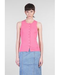 JW Anderson - Topwear in Cotone Rosa - Lyst