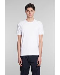 Aspesi - T-shirt Ay28 T-shirt In White Cotton - Lyst