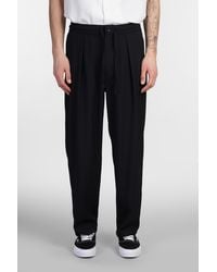 Attachment - Pantalone in Lana Nera - Lyst