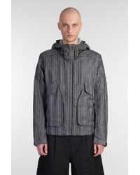 J.L-A.L - Giacca Casual Eon Jacket in Cotone Grigio - Lyst