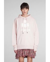 Isabel Marant - Mansel Sweatshirt In Rose-pink Cotton - Lyst