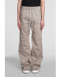 Rick Owens - Pusher Pant Pants In Grey Cotton - Lyst