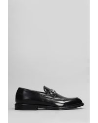 Green George - Mocassini in Pelle Nera - Lyst