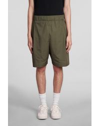 Laneus - Shorts In Green Cotton - Lyst