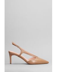 Anna F. - Pumps In Camel Leather - Lyst