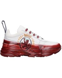 tommy hilfiger icon stripe leather sneaker